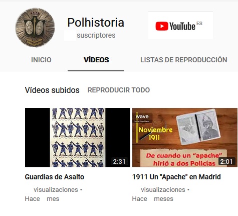 NOS VAMOS A POLHISTORIA, EN YOUTUBE